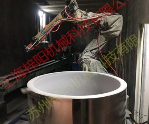 新能源材料料缸喷涂氧